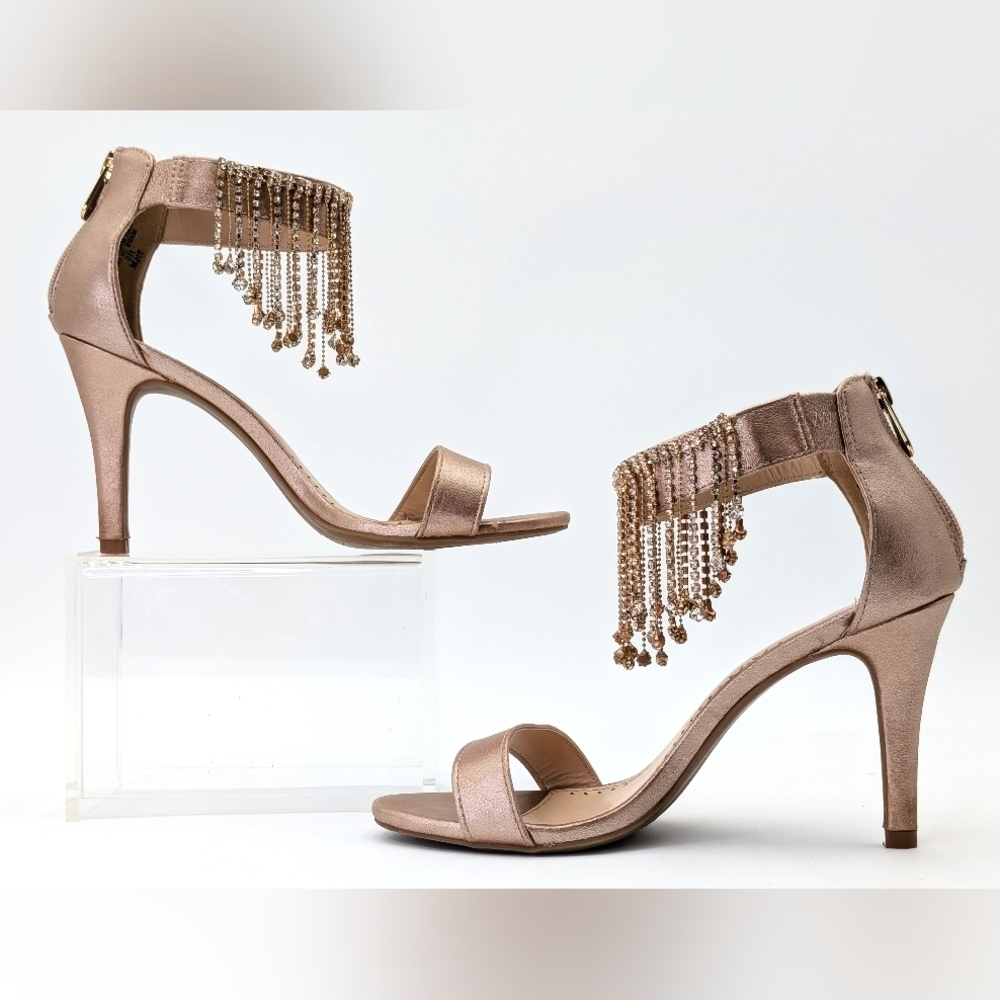 Adrienne Vittadini | Gala Fringed Ankle Strap | Glamour in Every Step Size 7.5 - Picture 11 of 17